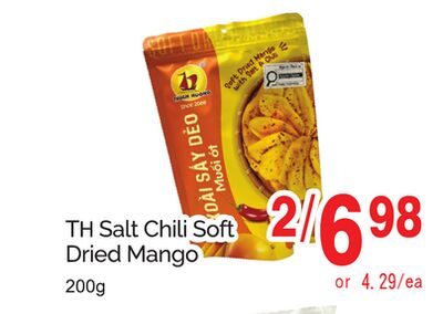 TH SALT CHILI SOFT DRIED MANGO from T&T Supermarket