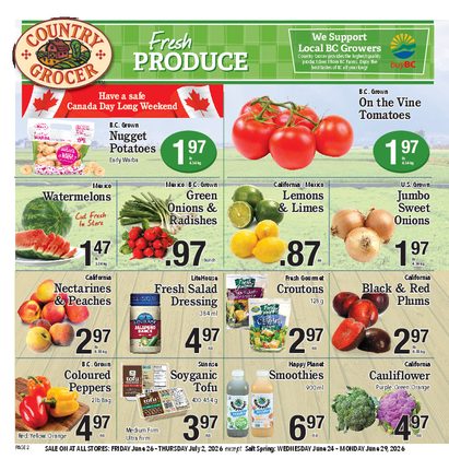 B.C. Grown Early Warba Nugget Potatoes from Country Grocer