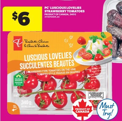 PC® LUSCIOUS LOVELIES STRAWBERRY TOMATOES from Real Canadian Superstore