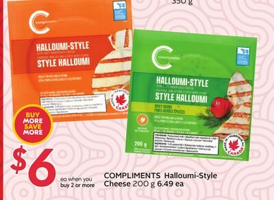 COMPLIMENTS Halloumi-Style Cheese from Safeway
