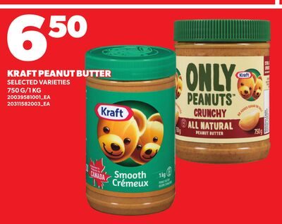 KRAFT PEANUT BUTTER, / from Loblaws City Market