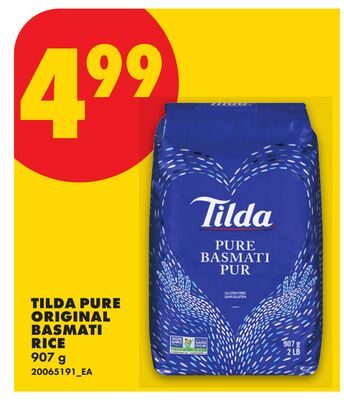 TILDA PURE ORIGINAL BASMATI RICE from No Frills