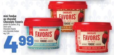 MINI FONDUE AU CHOCOLAT CHOCOLATS FAVORIS | CHOCOLATS FAVORIS MINI CHOCOLATE FONDUE from Metro