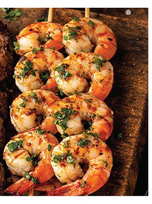 Raw Prawn Skewers from IGA