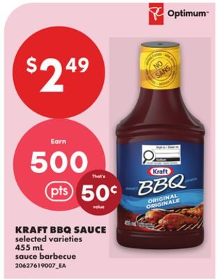KRAFT BBQ SAUCE from No Frills