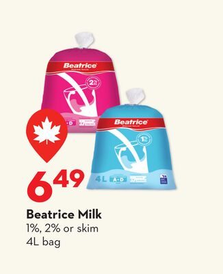 Beatrice Milk from Longo's