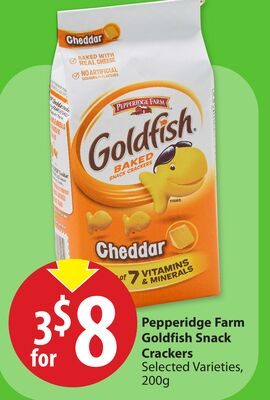 Pepperidge Farm Goldfish Snack Crackers from Save-On-Foods