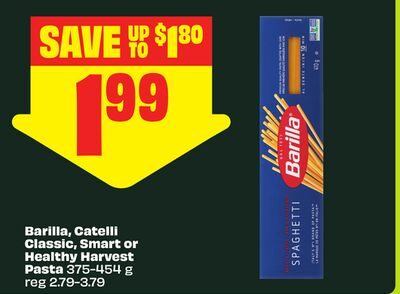 Barilla, Catelli Classic, Smart or Healthy Harvest Pasta from FreshCo