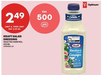 KRAFT SALAD DRESSING from Real Canadian Superstore