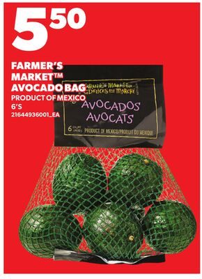 FARMER'S MARKET™ AVOCADO BAG, 6'S from Your Independent Grocer