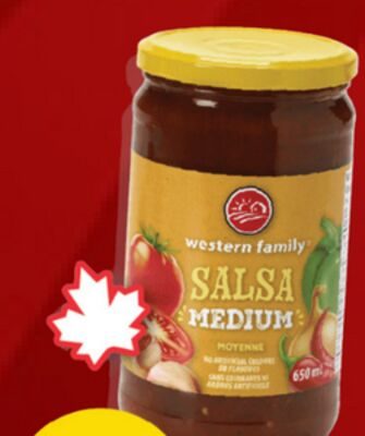 Western Family Salsa from PriceSmart Foods