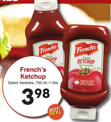French's Ketchup from AG Foods