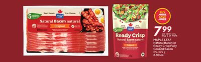 Natural Bacon or Ready Crisp Fully Cooked Bacon from Safeway