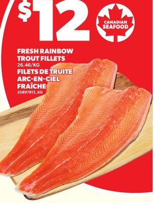 FRESH RAINBOW TROUT FILLETS from Your Independent Grocer