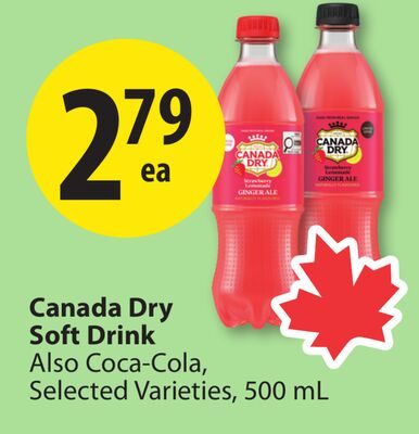 Canada Dry Soft Drink from Save-On-Foods