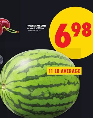 WATERMELON, AVERAGE from No Frills