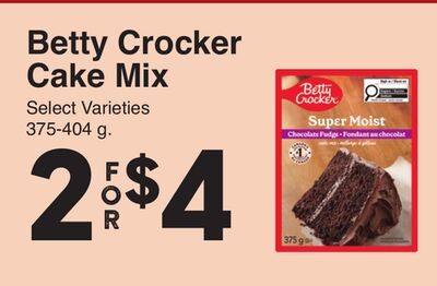 Betty Crocker Cake Mix from AG Foods