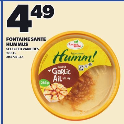 FONTAINE SANTE HUMMUS from Loblaws City Market