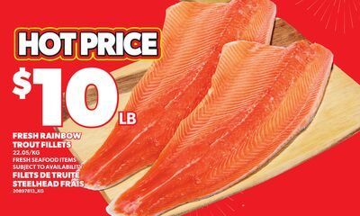 FRESH RAINBOW TROUT FILLETS from Your Independent Grocer