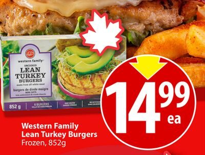 Western Family Lean Turkey Burgers from Save-On-Foods
