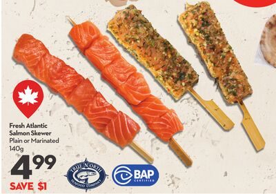 Fresh Atlantic Salmon Skewer from Longo's