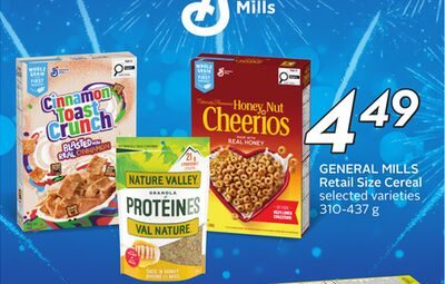 Retail Size Cereal from Safeway
