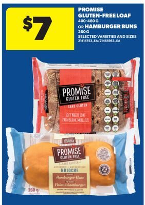 PROMISE GLUTEN-FREE LOAF, OR HAMBURGER BUNS from Real Canadian Superstore