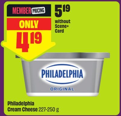 Philadelphia Cream Cheese from FreshCo