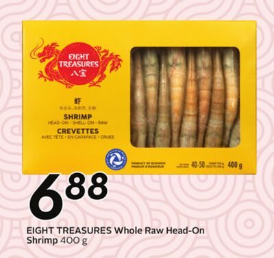 Whole Raw Head-On Shrimp from Safeway