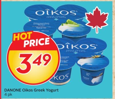 DANONE Oikos Greek Yogurt from Safeway