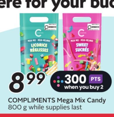 COMPLIMENTS Mega Mix Candy from Safeway