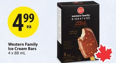 Western Family Ice Cream Bars from Save-On-Foods