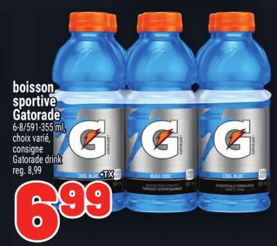 BOISSON SPORTIVE GATORADE | GATORADE DRINK from Metro