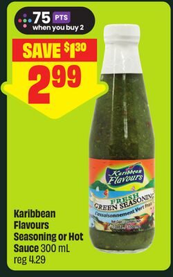 Karibbean Flavours Seasoning or Hot Sauce from FreshCo