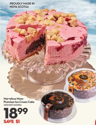 Marvelous Moos Premium Ice Cream Cake from Longo's