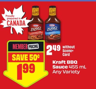 Kraft BBQ Sauce, Any Variety from FreshCo