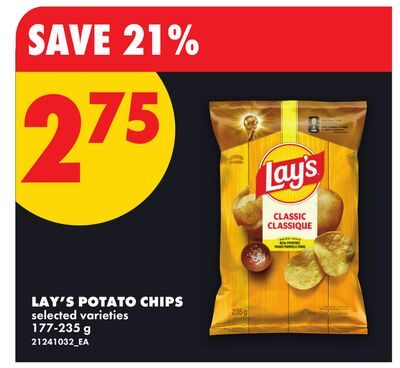 LAY'S POTATO CHIPS from No Frills