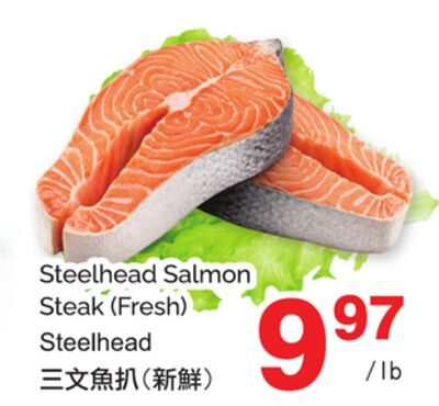 STEELHEAD SALMON STEAK (FRESH) from T&T Supermarket
