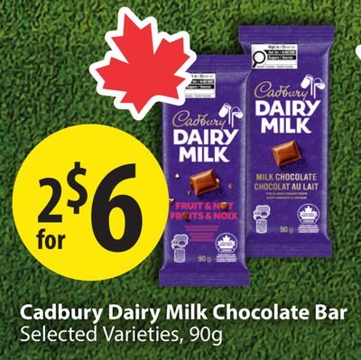 Cadbury Dairy Milk Chocolate Bar from Save-On-Foods