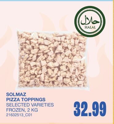 PIZZA TOPPINGS from Wholesale Club