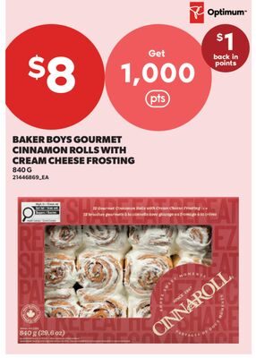 BAKER BOYS GOURMET CINNAMON ROLLS WITH CREAM CHEESE FROSTING from Real Canadian Superstore