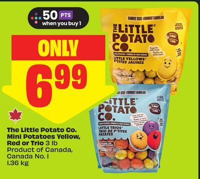 The Little Potato Co. Mini Potatoes Yellow, Red or Trio from FreshCo