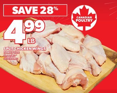SPLIT CHICKEN WINGS from Your Independent Grocer