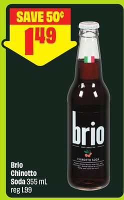 Brio Chinotto Soda from FreshCo