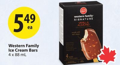 Western Family Ice Cream Bars from Save-On-Foods