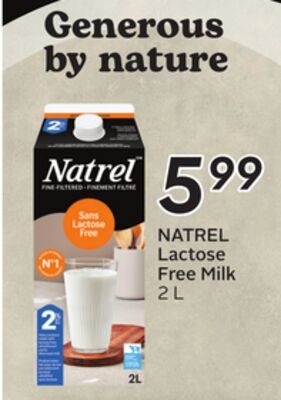 Lactose Free Milk from Safeway