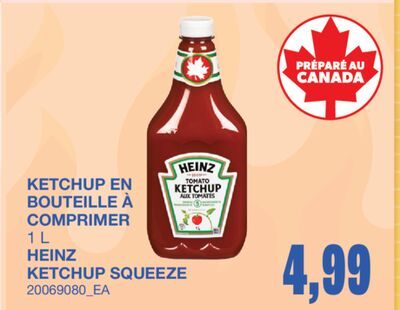 KETCHUP EN BOUTEILLE À COMPRIMER from Wholesale Club