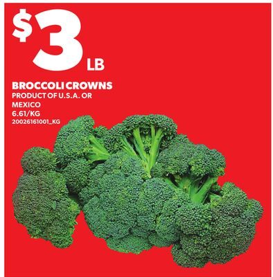 BROCCOLI CROWNS from Loblaws City Market