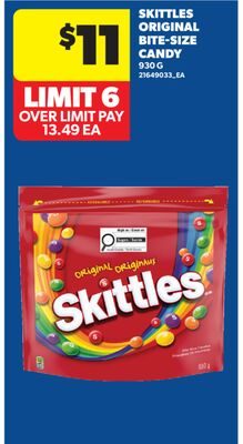 SKITTLES ORIGINAL BITE-SIZE CANDY from Real Canadian Superstore