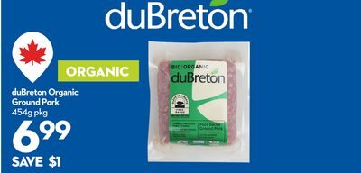 duBreton Organic Ground Pork from Longo's